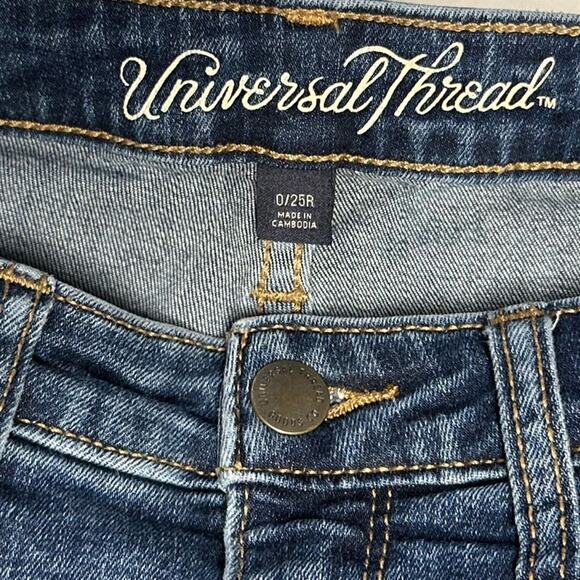 UNIVERSAL THREAD Jeans Womens Size 0/25R High Rise Skinny Jeans - Picture 5 of 7